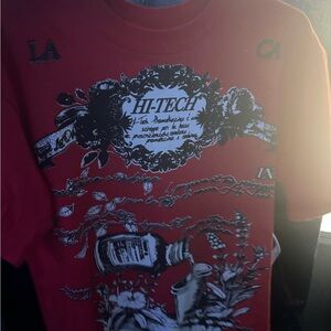 Hi-Tec Red Graphic Short Sleeve Tee